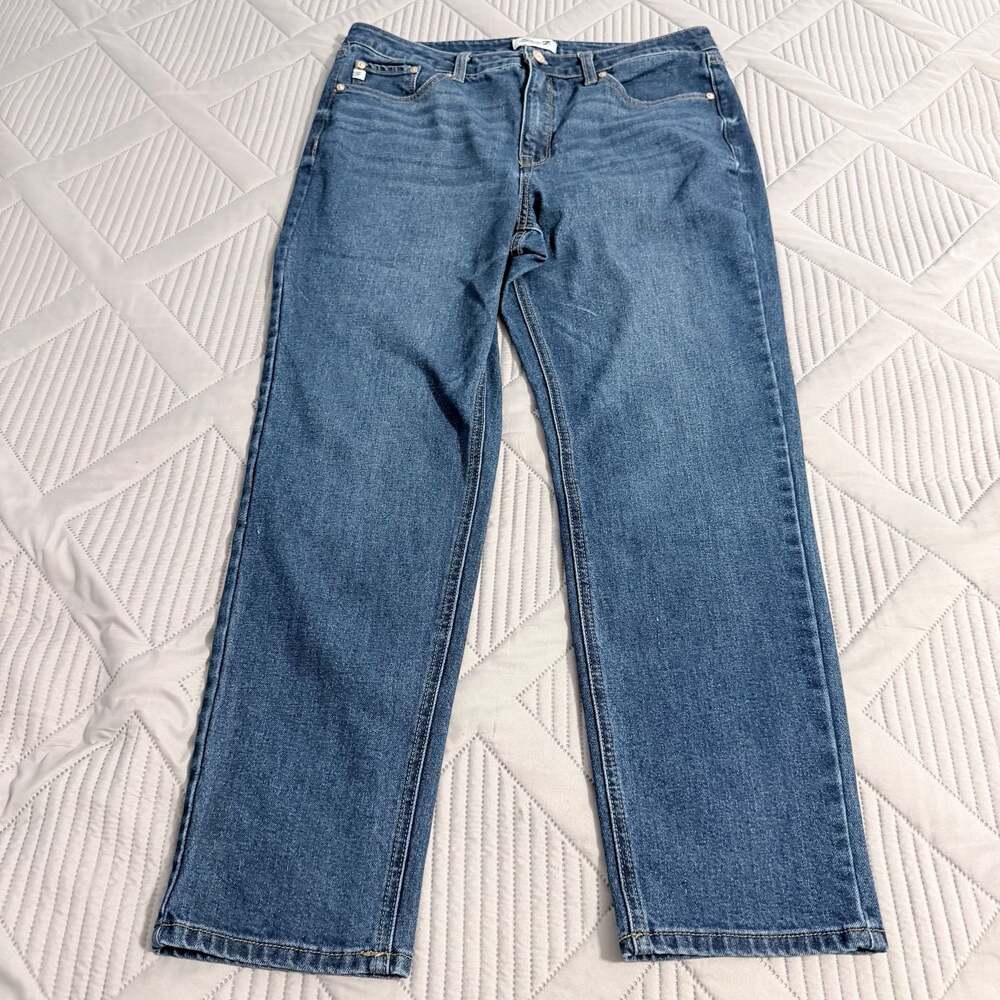 Seven7 Women's High Rise Straight Jeans Divine Size 12